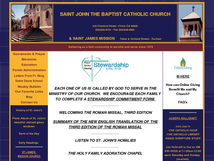 www.stjohnthebaptistchico.org