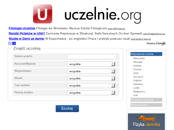 www.uczelnie.org