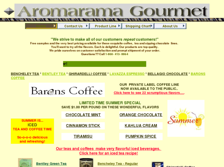 www.aromaramagourmetstore.com