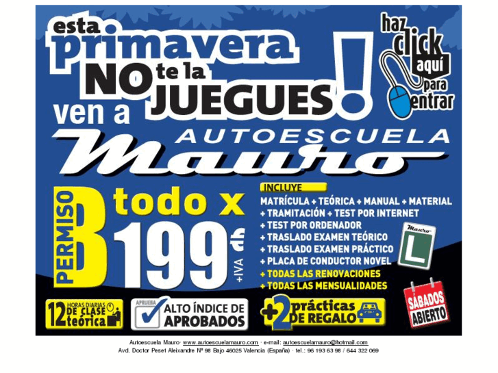 www.autoescuelamauro.com