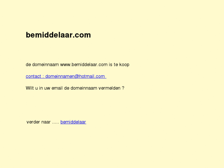 www.bemiddelaar.com