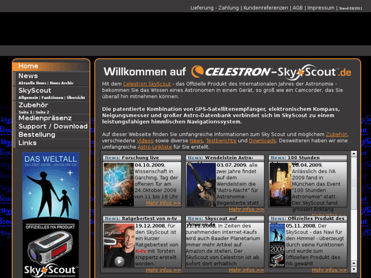 www.celestron-skyscout.de