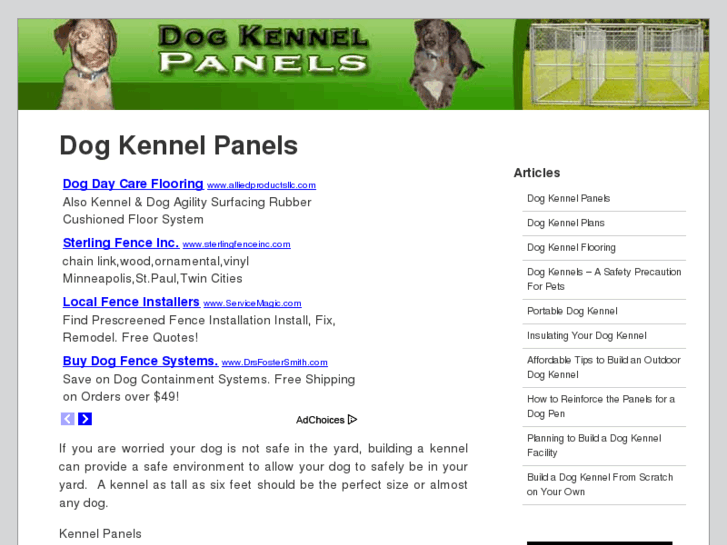 www.dogkennelpanels.com