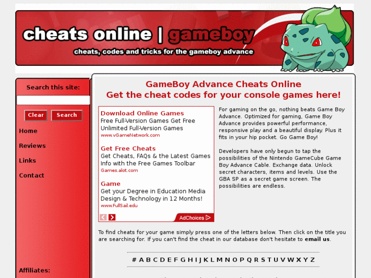 www.gameboy-cheats-online.com