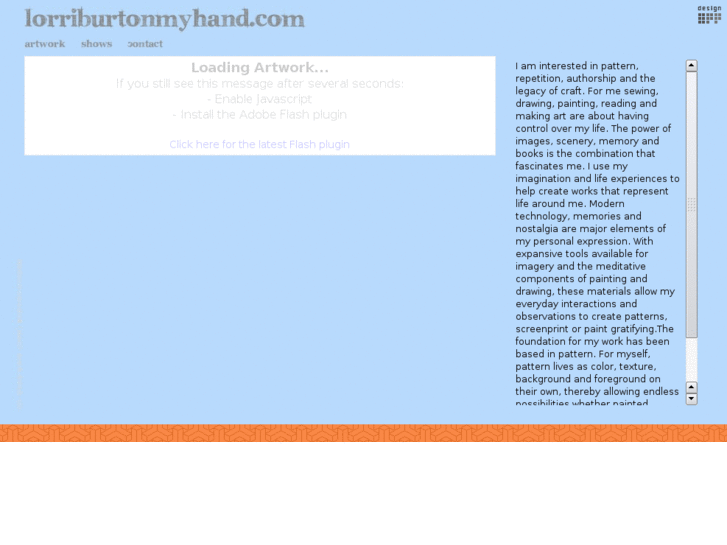 www.lorriburtonmyhand.com