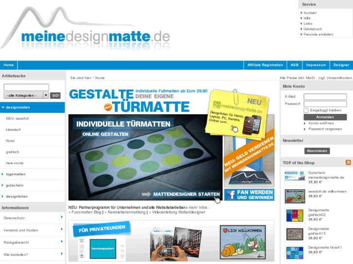 www.meinedesignmatte.de