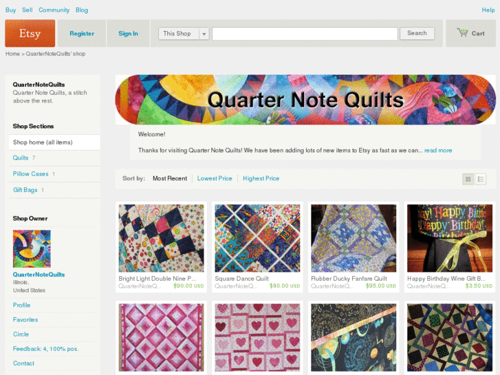 www.quarternotequilts.com