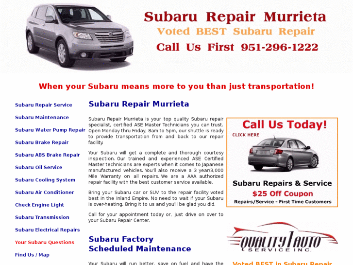 www.subarurepairmurrieta.com