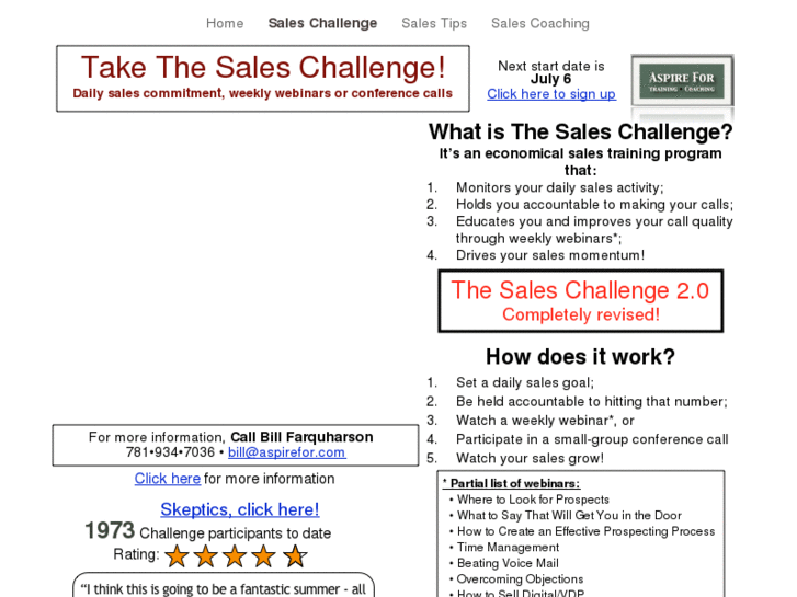 www.thesaleschallenge.com