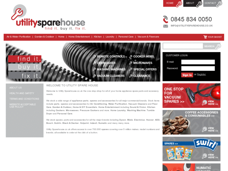 www.utilitysparehouse.co.uk