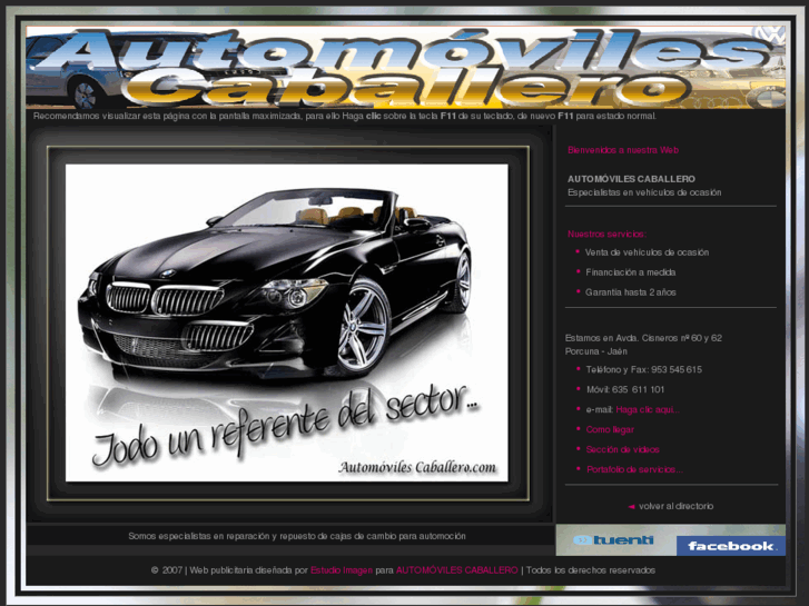 www.automovilescaballero.com