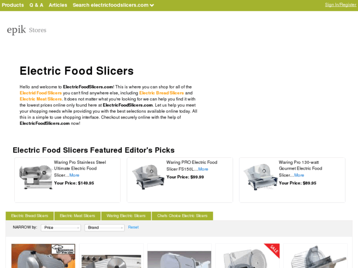 www.electricfoodslicers.com