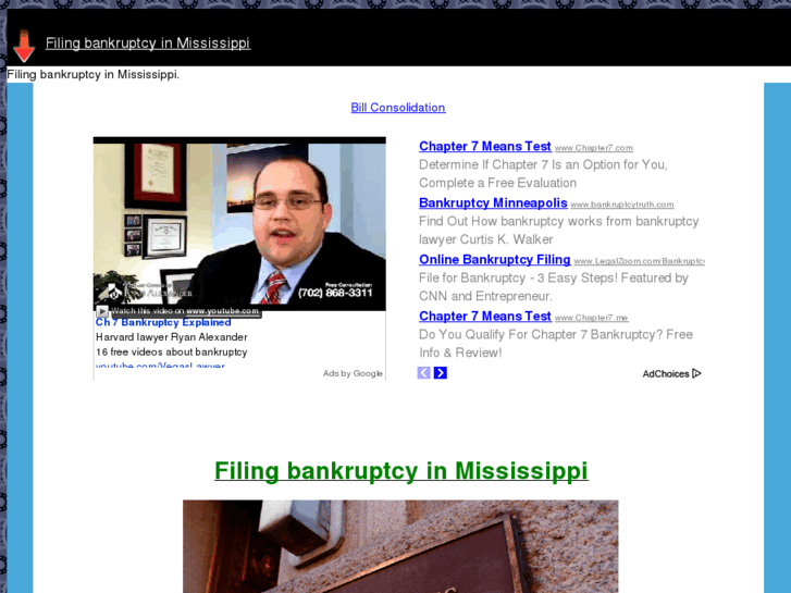 www.filingbankruptcyinmississippi.com