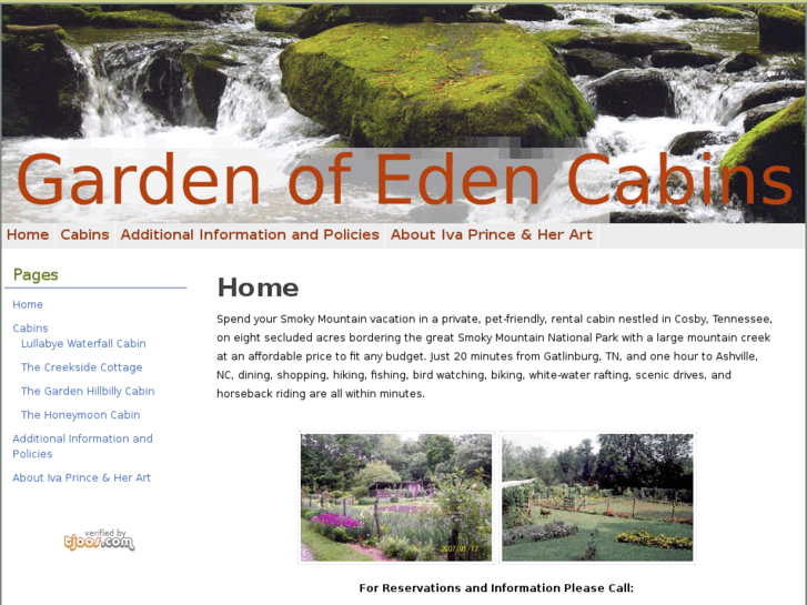 www.gardenofedencabins.com