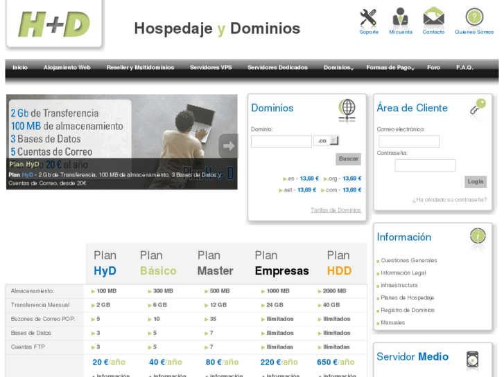 www.hospedajeydominios.com
