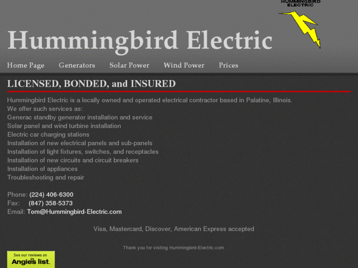 www.hummingbird-electric.com