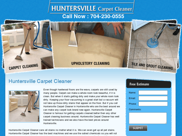 www.huntersvillecarpetcleaner.com