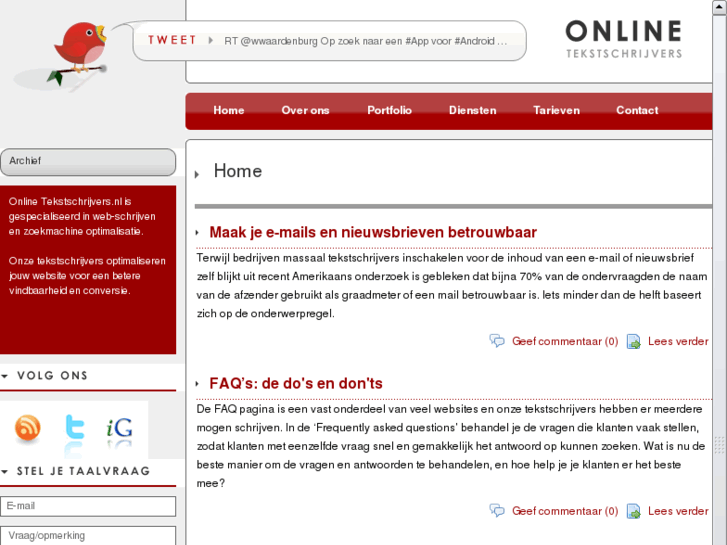 www.onlinetekstschrijvers.nl