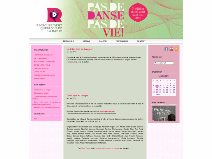 www.pasdedansepasdevie.com