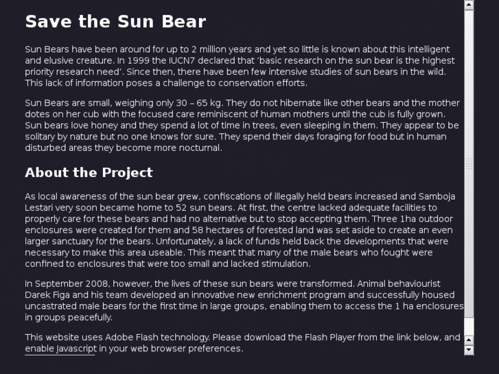 www.savethesunbear.org