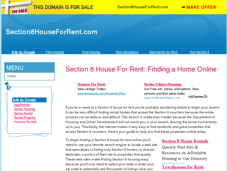 www.section8houseforrent.com