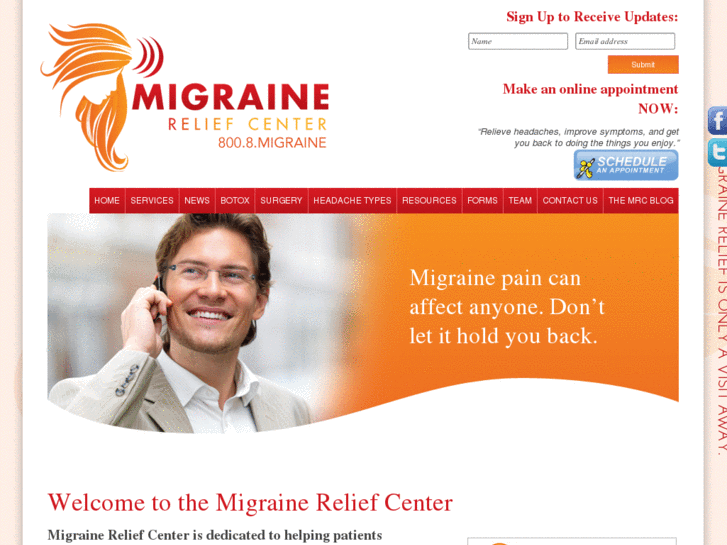 www.themigrainereliefcenter.com