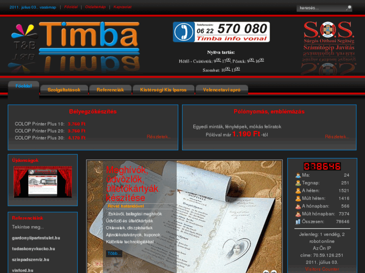 www.timba.hu