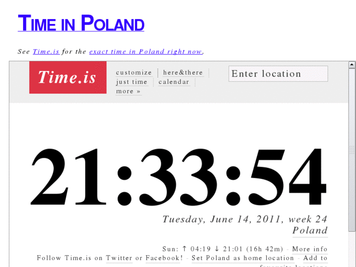 www.timeinpoland.com