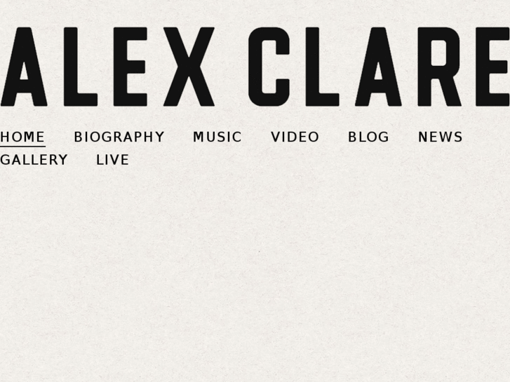 www.alexclaremusic.com