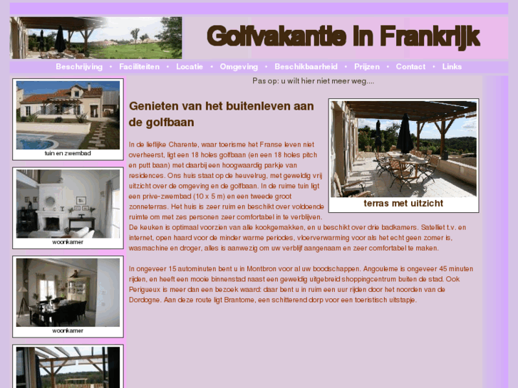 www.golfvakantieinfrankrijk.nl