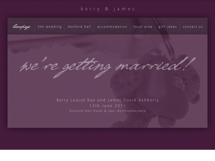 www.jamesandkerryswedding.com