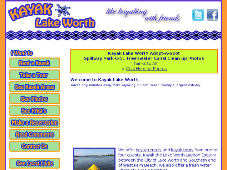 www.kayaklakeworth.com