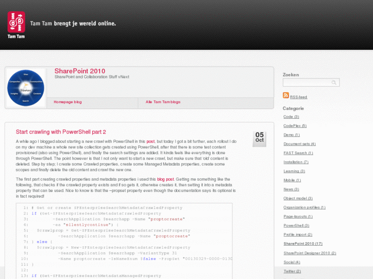 www.sharepoint2010blog.nl