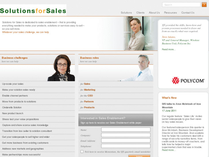 www.solutionsforsales.com