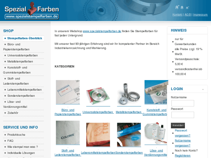 www.spezialstempelfarben.de