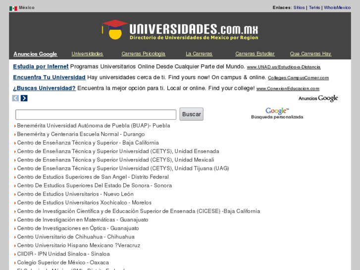 www.universidades.com.mx
