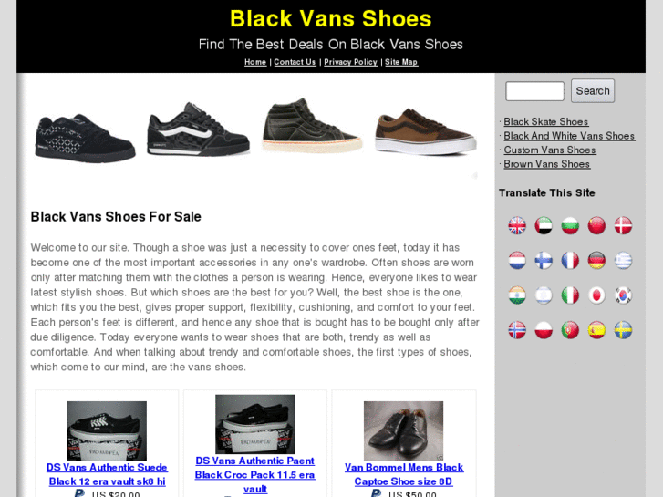 www.blackvansshoes.com