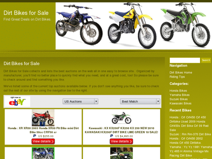 www.dirtbikesforsale.biz