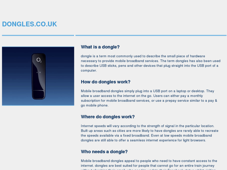 www.dongles.co.uk