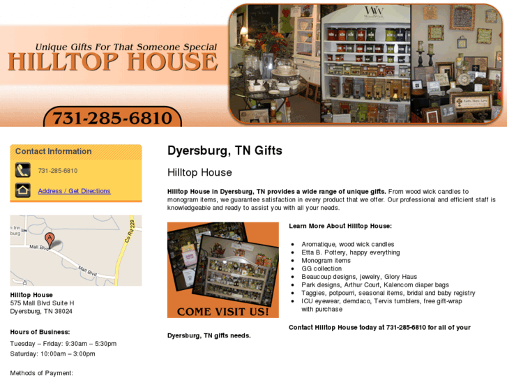 www.hilltophousegifts.com