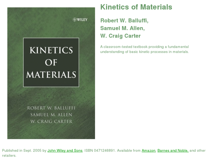 www.kineticsofmaterials.com