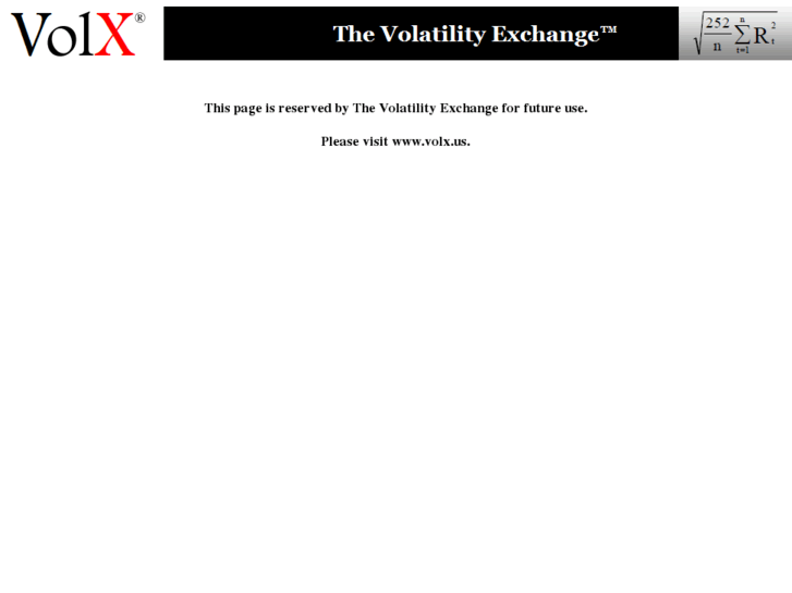 www.realizedvolatility.com