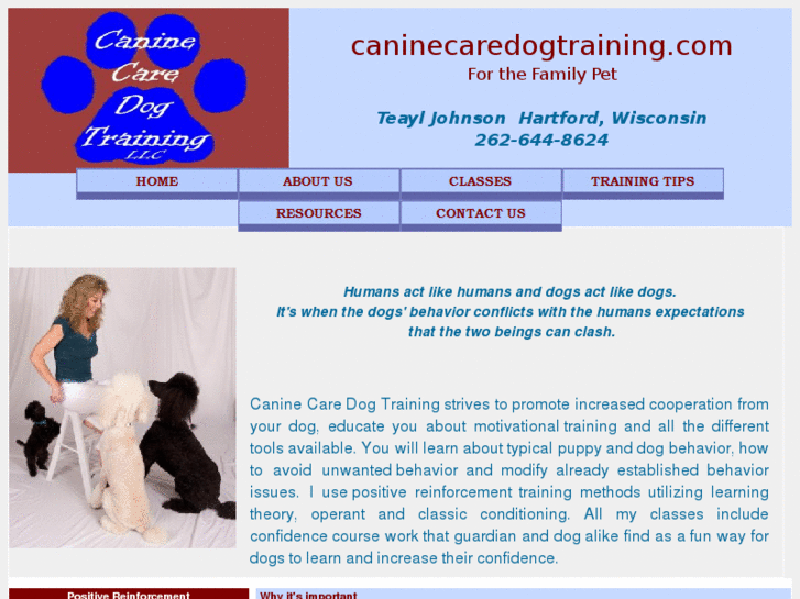 www.caninecaredogtraining.com