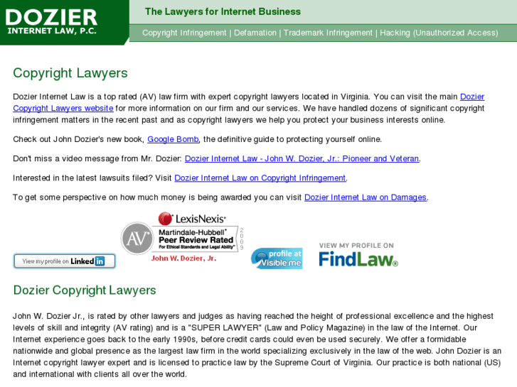 www.copyright-lawyers.biz