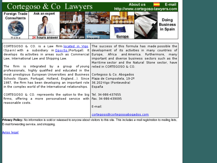 www.cortegoso-lawyers.com