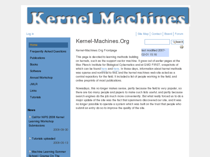 www.kernel-machines.org
