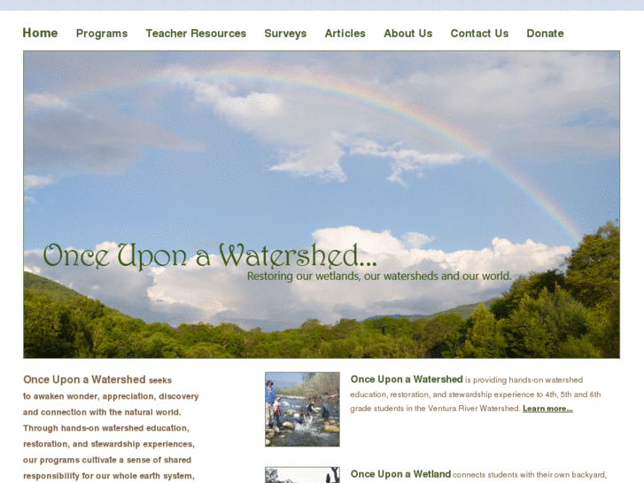 www.onceuponawatershed.org