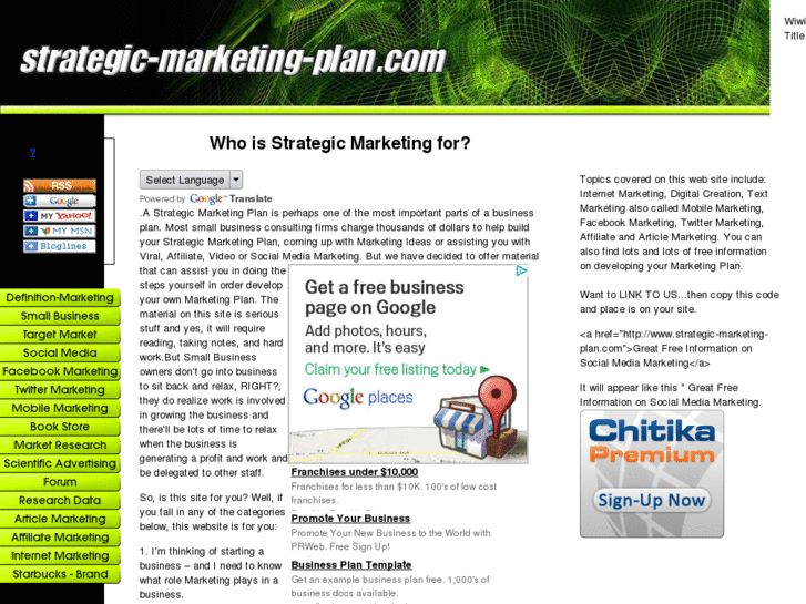 www.strategic-marketing-plan.com