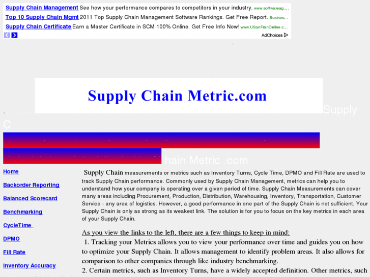 www.supplychainmetric.com