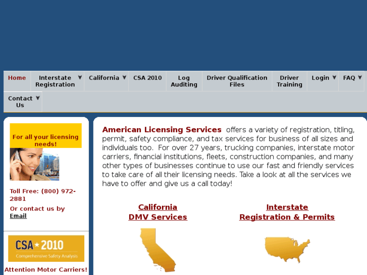 www.americanlicensingservices.com